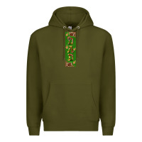 Army Green american football dad pen wrap Premium Hoodie - BundleAndBundleShop