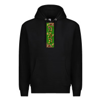 Black american football dad pen wrap Premium Hoodie - BundleAndBundleShop