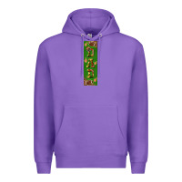 Purple american football dad pen wrap Premium Hoodie - BundleAndBundleShop