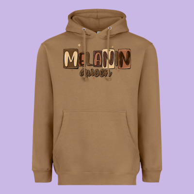 Melanin Queen Heavyweight Hoodie Designed By Maliassmallbusiness
