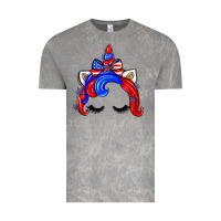 Cloud Rock 4th of july unicorn Vintage Tee - Zillion Design Studio