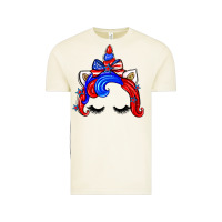 Vintage Arctic 4th of july unicorn Vintage Tee - Zillion Design Studio