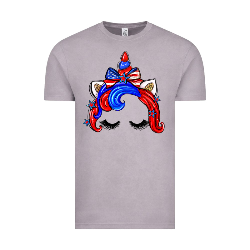 4th Of July Unicorn Vintage Tee by Zillion Design Studio | Teevron