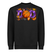 Black dad basketball Heavyweight Sweatshirt - Zillion Design Studio
