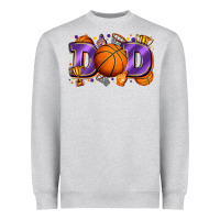 Dad Basketball Heavyweight Sweatshirt | Teevron