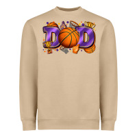 Mushroom dad basketball Heavyweight Sweatshirt - Zillion Design Studio
