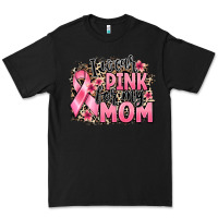 Black i wear pink for my mom Premium Tee - BarkalooDesign