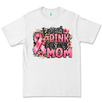 White i wear pink for my mom Premium Tee - BarkalooDesign