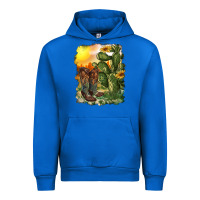Cobalt western boots with cactus and desert Urban Hoodie - RanaPortraitStore