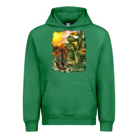 Emerald western boots with cactus and desert Urban Hoodie - RanaPortraitStore