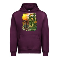 Western Boots With Cactus And Desert Urban Hoodie | Teevron