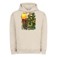 Pigment French Oak western boots with cactus and desert Urban Hoodie - RanaPortraitStore