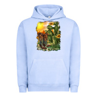 Pigment Grape Ice western boots with cactus and desert Urban Hoodie - RanaPortraitStore