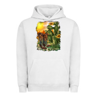 Pigment Lunar Rock western boots with cactus and desert Urban Hoodie - RanaPortraitStore