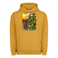 Pigment Peanut Butter western boots with cactus and desert Urban Hoodie - RanaPortraitStore