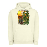 Pigment Pistachio western boots with cactus and desert Urban Hoodie - RanaPortraitStore
