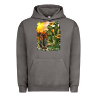 Pigment Tornado western boots with cactus and desert Urban Hoodie - RanaPortraitStore