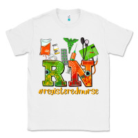 White registered nurse juneteenth Classic Tee - AdoDesignShop