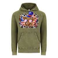 4th Of July Cow Vintage Hoodie | Teevron