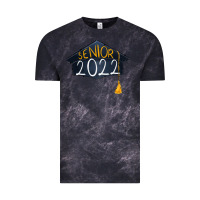 Cloud Black senior 2022 graduation cap Vintage Tee - RanaPortraitStore