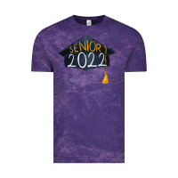 Cloud Purple senior 2022 graduation cap Vintage Tee - RanaPortraitStore