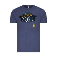 Vintage Denim senior 2022 graduation cap Vintage Tee - RanaPortraitStore