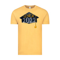 Vintage Mustard senior 2022 graduation cap Vintage Tee - RanaPortraitStore