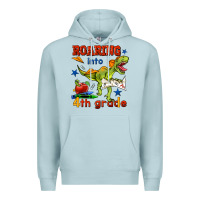 Blue Mist roaring into 4th grade Premium Hoodie - BundleAndBundleShop