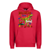 Cardinal roaring into 4th grade Premium Hoodie - BundleAndBundleShop