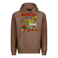 Chestnut roaring into 4th grade Premium Hoodie - BundleAndBundleShop
