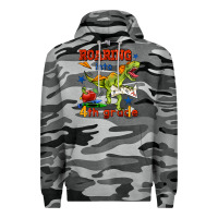 Slate Camo roaring into 4th grade Premium Hoodie - BundleAndBundleShop