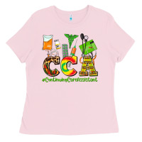 Bubblegum Pink cca  countinuing care assistant juneteenth Ladies Tee - AdoDesignShop