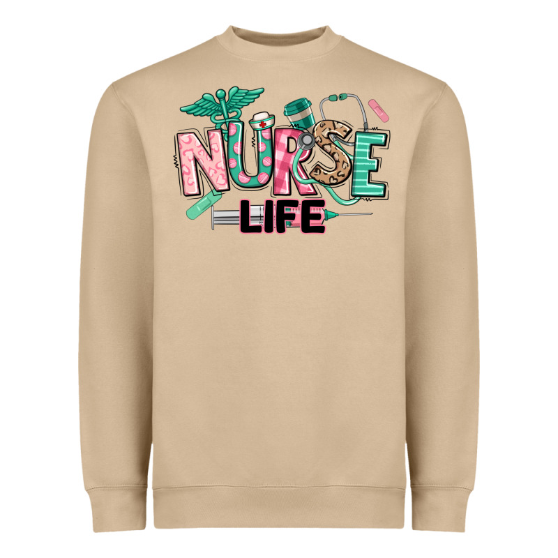 Nurse Life Heavyweight Sweatshirt by texasbilliewilder | Teevron
