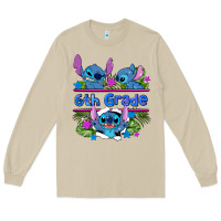 Mushroom preview flower stitch 6 th grade Long Sleeve Tee - AdoDesignShop