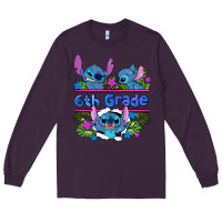 Plum preview flower stitch 6 th grade Long Sleeve Tee - AdoDesignShop