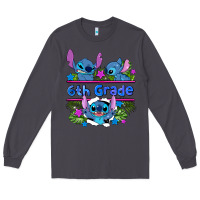 Smoke preview flower stitch 6 th grade Long Sleeve Tee - AdoDesignShop