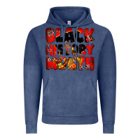 Vintage Denim black history month Vintage Hoodie - Zillion Design Studio