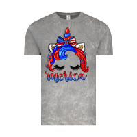 Cloud Rock 4th of july 'merica unicorn Vintage Tee - Zillion Design Studio