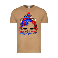 4th Of July 'merica Unicorn Vintage Tee | Teevron
