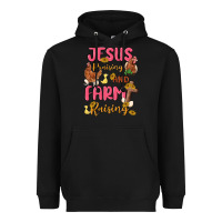 Black jesus praising and farm raising Heavyweight Hoodie - MaliasSmallBusiness