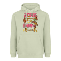 Matcha jesus praising and farm raising Heavyweight Hoodie - MaliasSmallBusiness