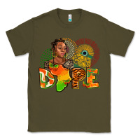 Army Green dope juneteenth Classic Tee - AdoDesignShop