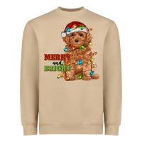 Mushroom merry and bright toy poodle Heavyweight Sweatshirt - RanaPortraitStore