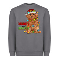 Storm merry and bright toy poodle Heavyweight Sweatshirt - RanaPortraitStore