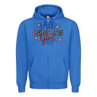 True Royal all american girl Zipper Hoodie - Artiststas