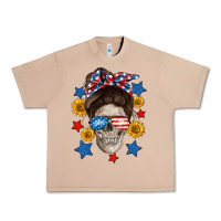 Burro American mom skull Urban Heavy Tee - Neo Western