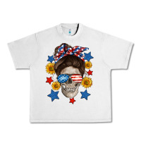Lunar Rock American mom skull Urban Heavy Tee - Neo Western
