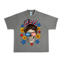 Tornado American mom skull Urban Heavy Tee - Neo Western