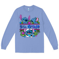 Colony Blue preview flower stitch 5th grade Long Sleeve Tee - AdoDesignShop