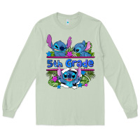 Matcha preview flower stitch 5th grade Long Sleeve Tee - AdoDesignShop